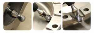 Radius burrs illustration Radius burrs illustration