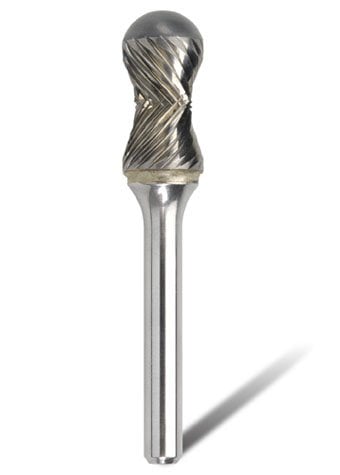 Radius burrs range Radius burrs range